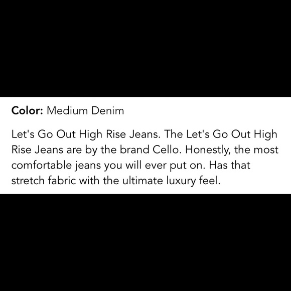Cello High Rise Jeans - Picture 7 of 8